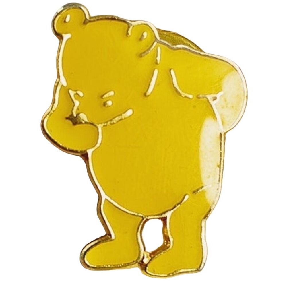 Classic Winnie The Pooh Enamel Pin Vintage 1990s Rare HTF